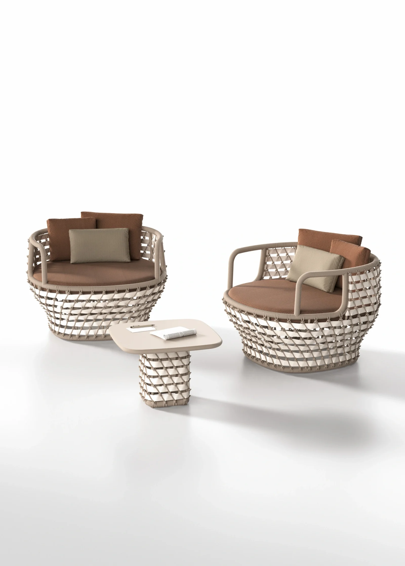 Koro Side Table Beige Hero