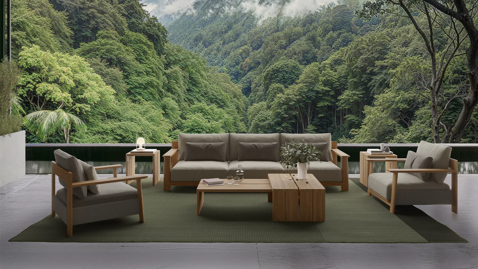 olma low coffee table