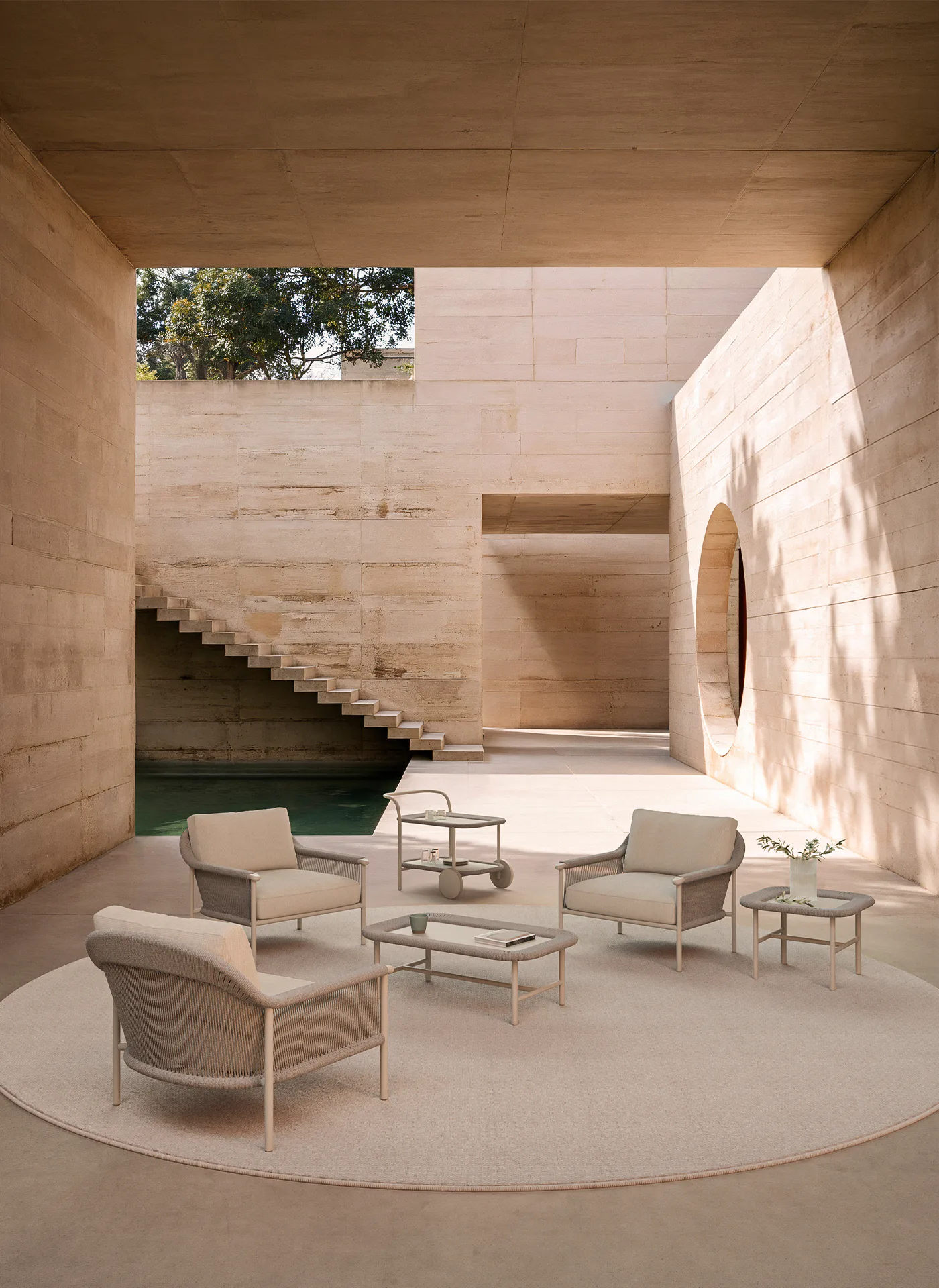 ronda rectangular coffee table