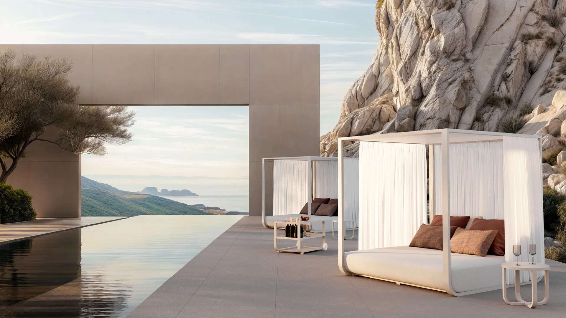 ventus round side table