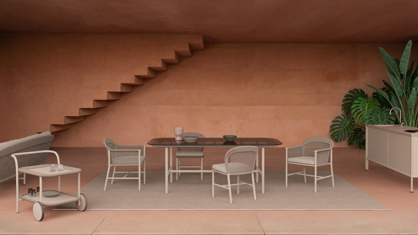 ronda rectangular dining table